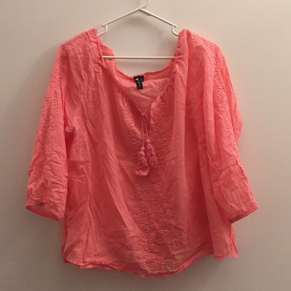 Pink blouse